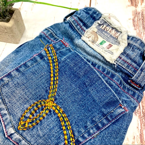 Leo Roma Mid Rise Cropped Denim Jean Capris Vintage Sz 5 - Picture 4 of 10